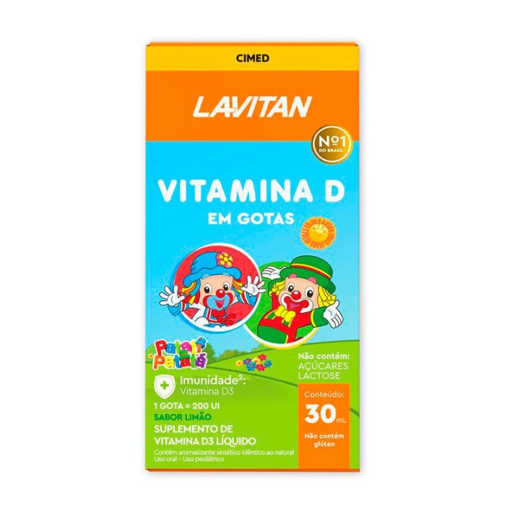 Produto LAVITAN VITAMINA D GTS INF 30M