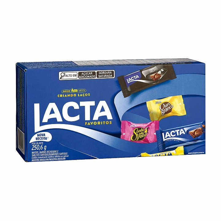 Produto LACTA BOMBOM FAVORITOS 250,6G