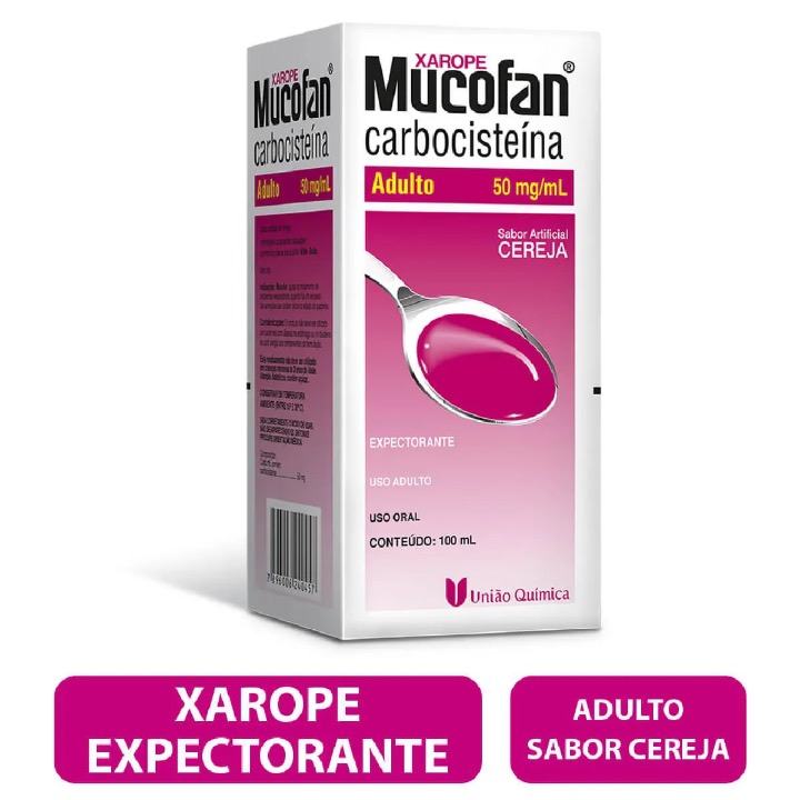 Produto MUCOFAN 50MG/ML XPE AD 100ML