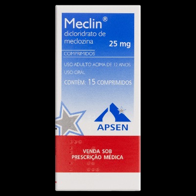 Produto MECLIN 25MG 15CP