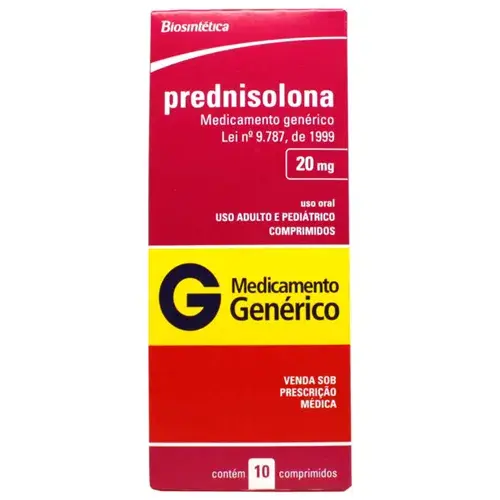 Produto PREDNISOLONA 20MG 10CP