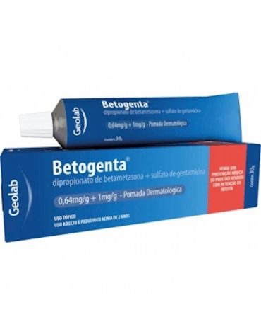 Produto BETOGENTA 0,64MG+1MG/G CR 30G