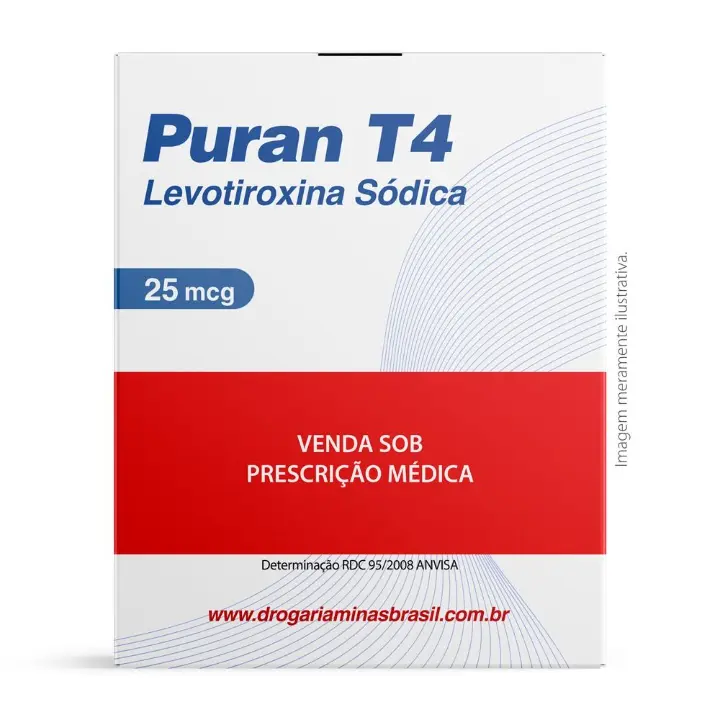Produto PURAN T4 25MCG 30CP