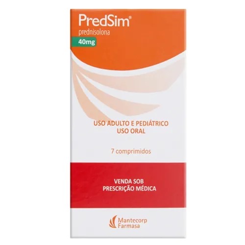 Produto PREDSIM 40MG 7CP