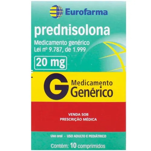 Produto PREDNISOLONA 20MG 10CP