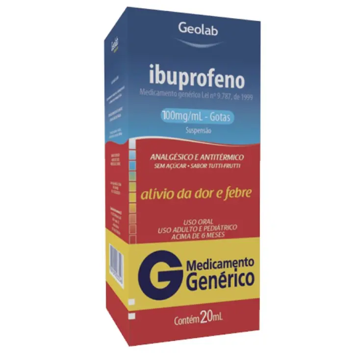 Produto IBUPROFENO 100MG/ML GTS 20ML