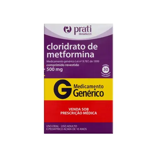 Produto METFORMINA 500MG 30CP