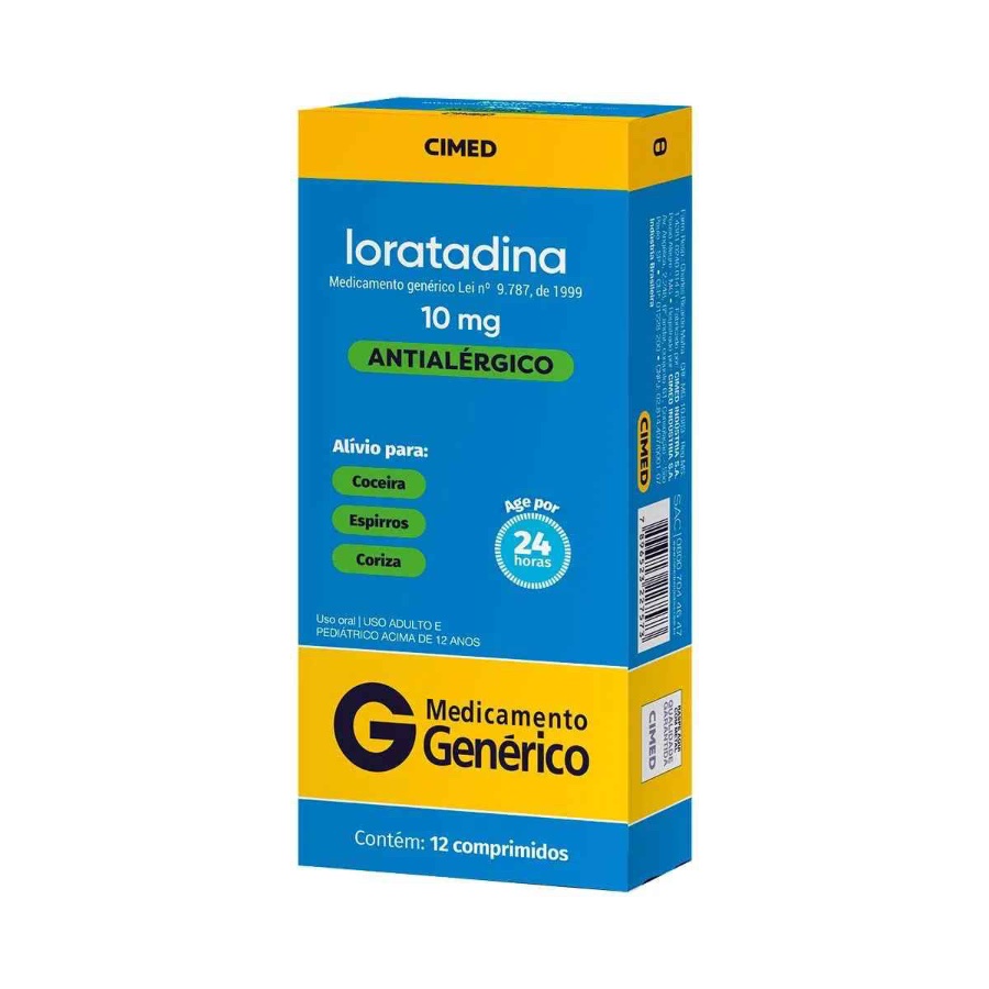 Produto LORATADINA 10MG 12CP