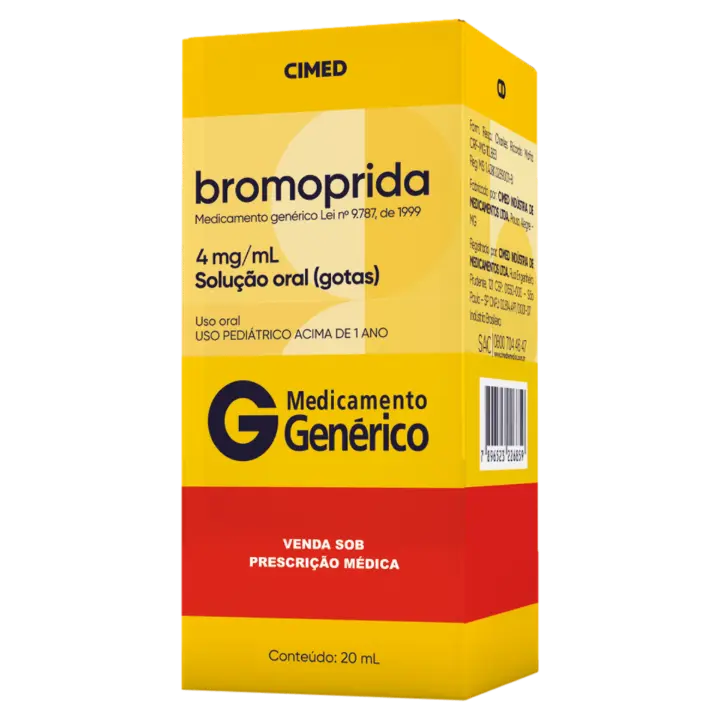 Produto BROMOPRIDA 4MG/ML GTS 20ML