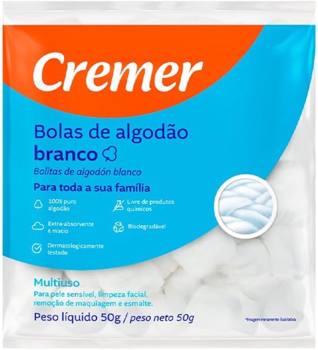 Produto ALGODAO CREMER BOL 50G