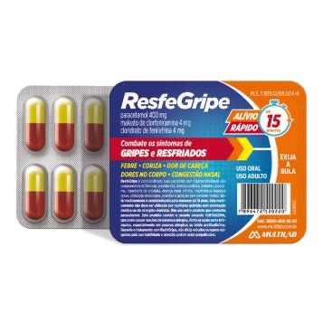 Produto RESFEGRIPE ENV 10CAP