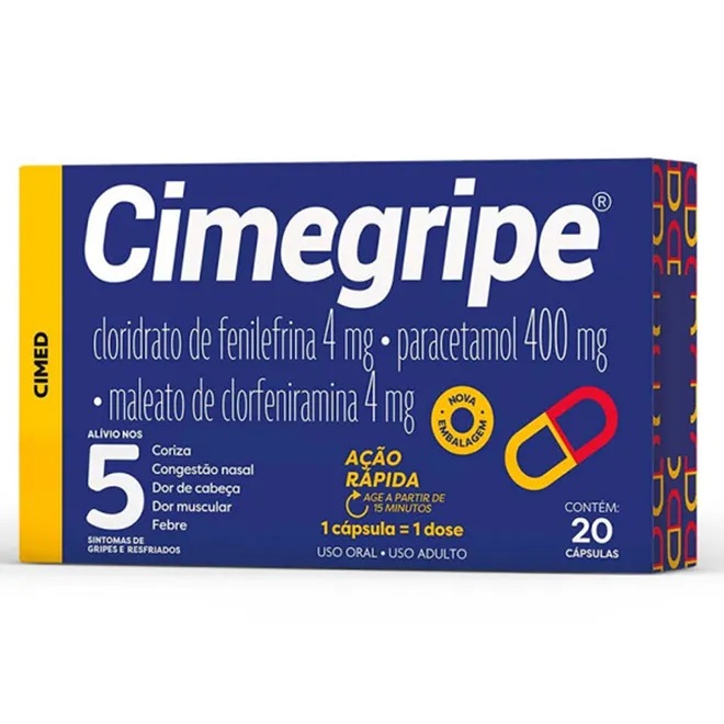 Produto CIMEGRIPE 20CAP