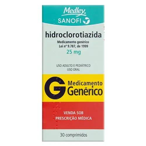 Produto HIDROCLOROTIAZIDA 25MG 30CP