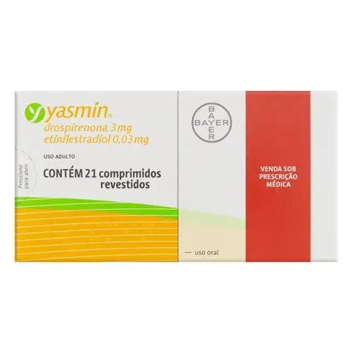 Produto YASMIN 3MG+0,03MG 21+7CP REV