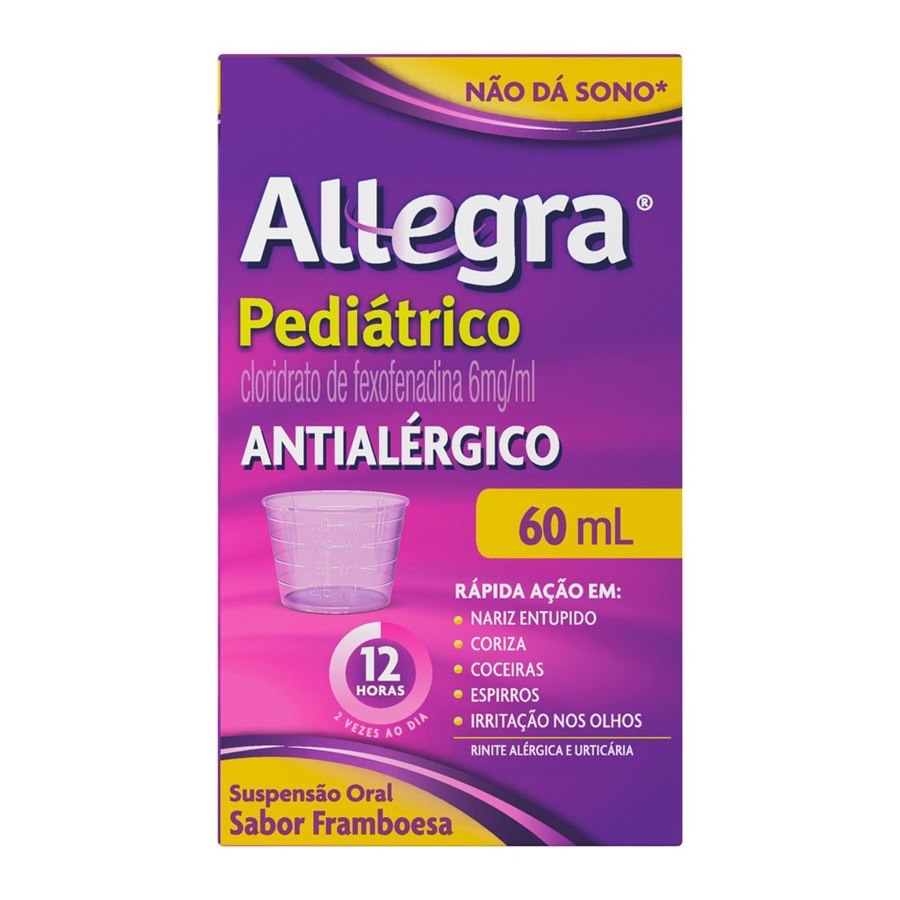 Produto ALLEGRA 6MG/ML SER LIQ 60ML