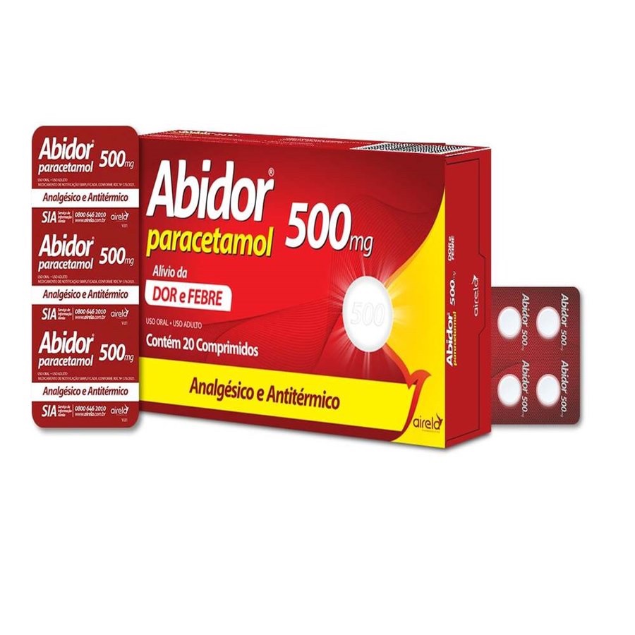 Produto ABINOR 500MG 20CP