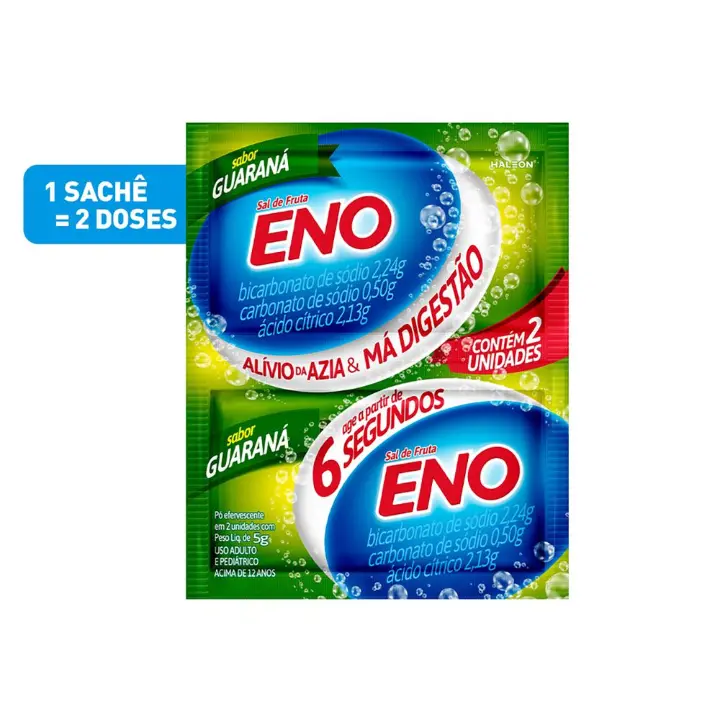 Produto SAL DE FRUTA ENO GUAR 2ENV 5G