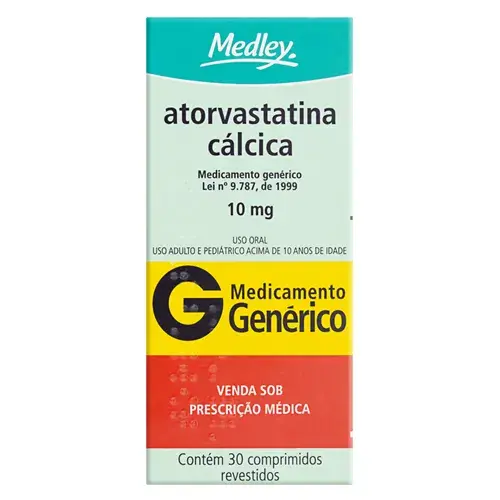 Produto ATORVASTATINA 10MG 30CP REV