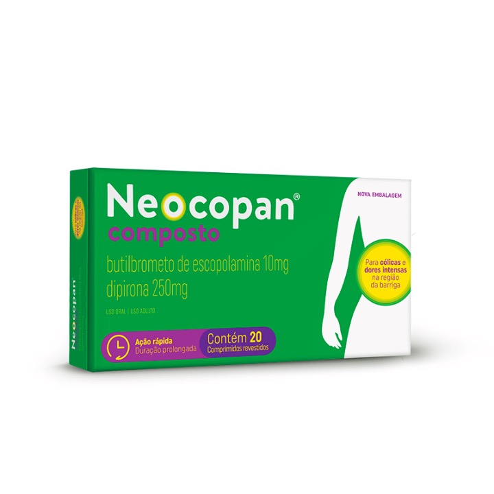 Produto NEOCOPAN COMP 10MG+250MG 20CP