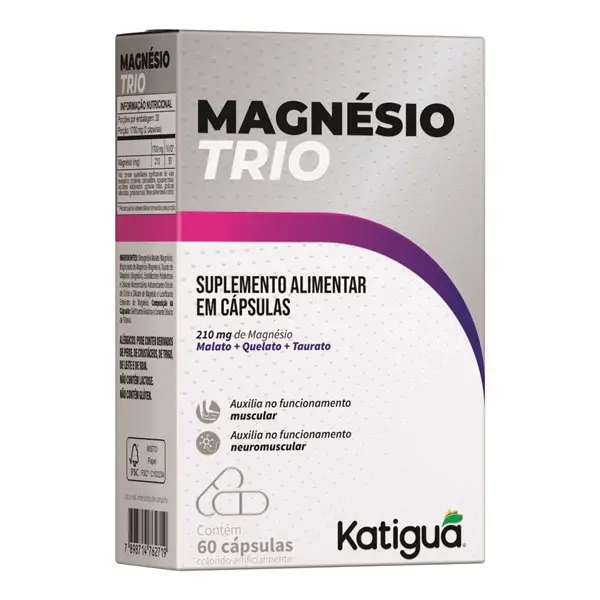 Produto MAGNESIO TRIO 210MG 60CAP