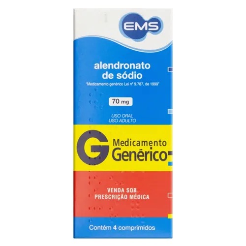 Produto ALENDRONATO SOD 70MG 4CP