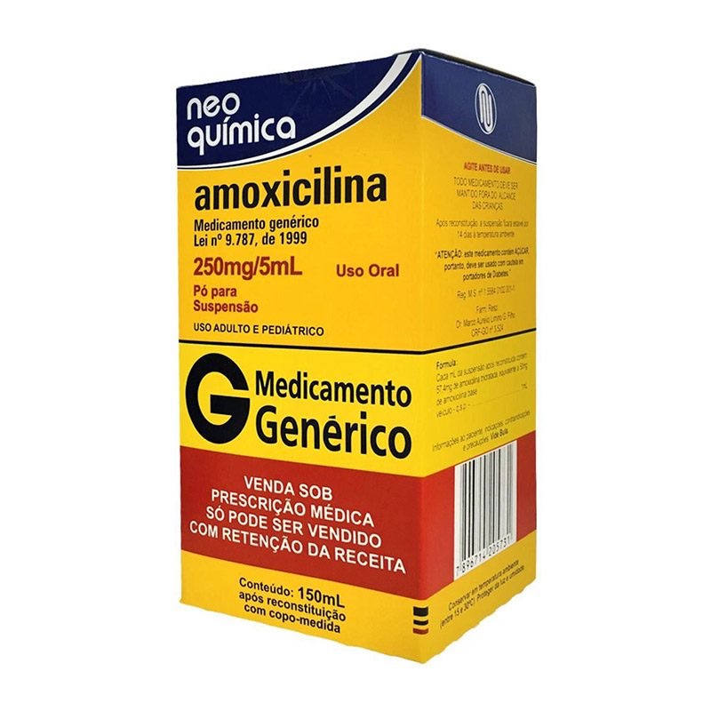 Produto AMOXICILINA 250MG/5MG SUS 150M