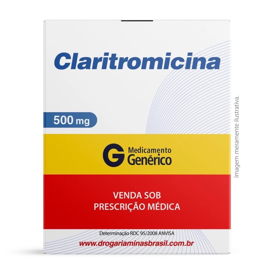 Produto CLARITROMICINA 500MG 10CP REV