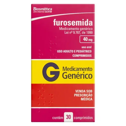 Produto FUROSEMIDA 40MG 30CP