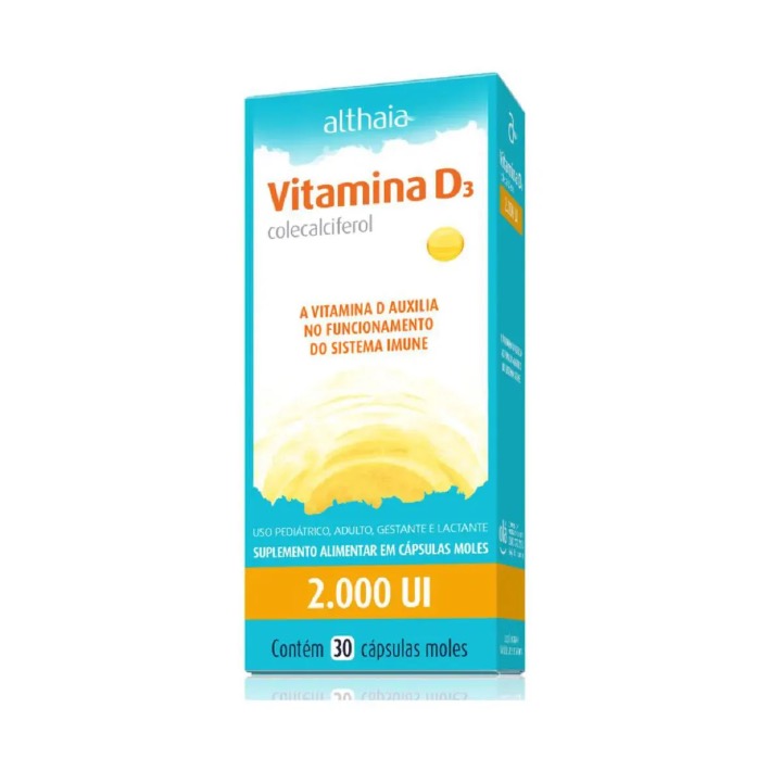 Produto VITAMINA D3 2.000UI 30CAP GEL