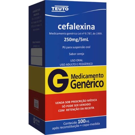 Produto CEFALEXINA 250MG/5ML LIQ 100ML