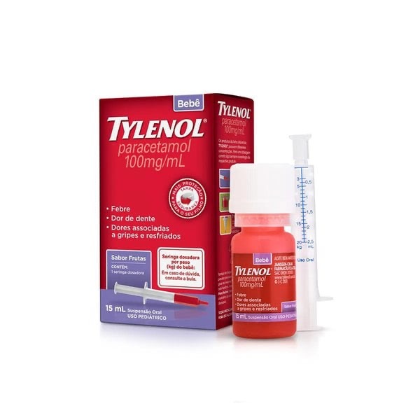 Produto TYLENOL BEBE 100MG/ML LIQ 15ML