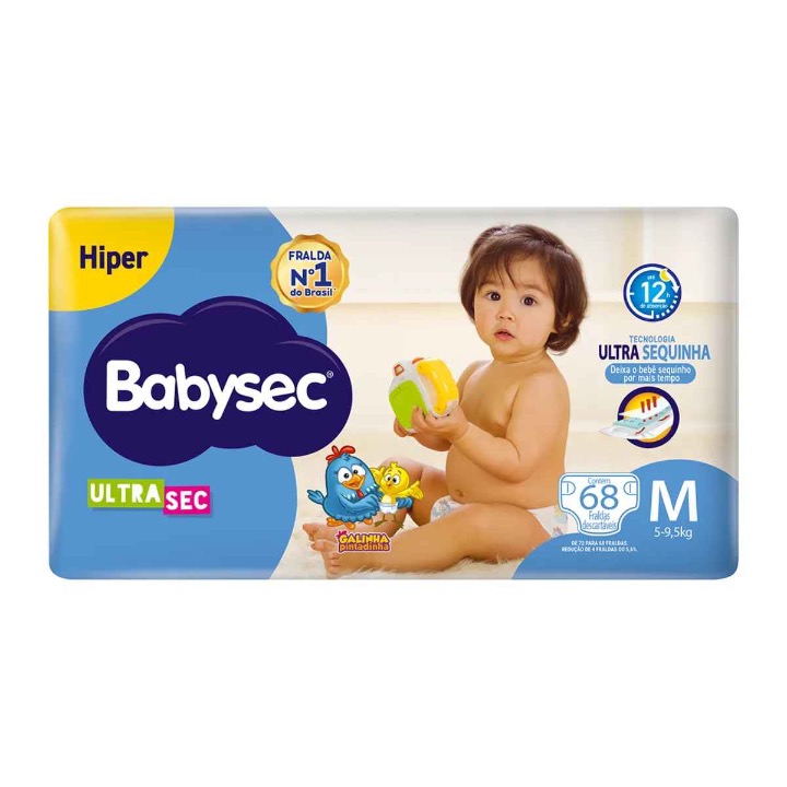 Produto FR BABYSEC U.SEC HIPER M 68UN
