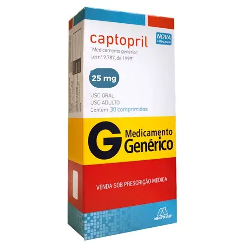 Produto CAPTOPRIL 25MG 30CP