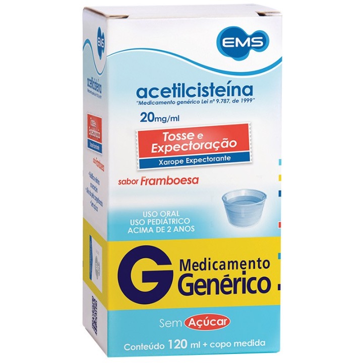 Produto ACETILCISTEINA XPE PED 120ML