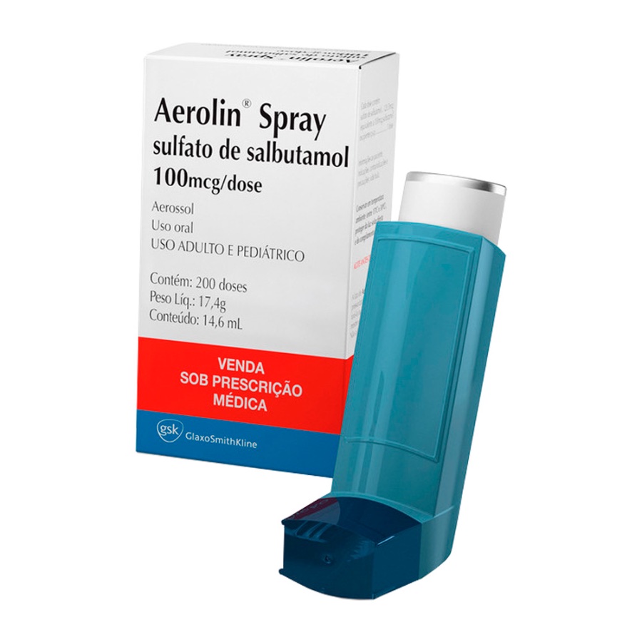 Produto AEROLIN 100MCG/DO SPR 200DOS