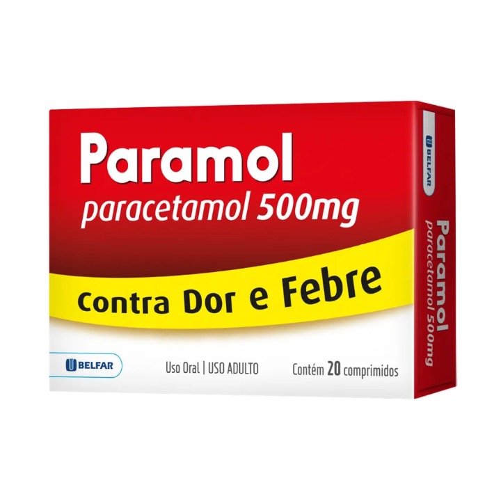 Produto PARAMOL 500MG 20CP