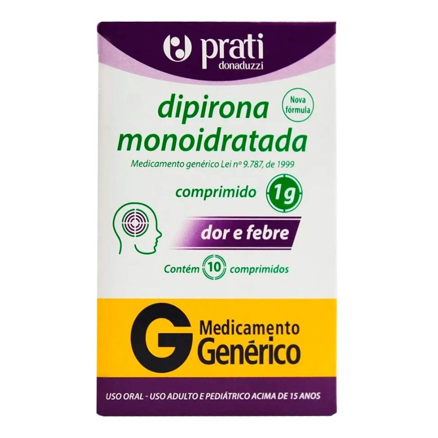 Produto DIPIRONA 1G 10CP