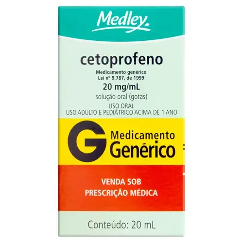Produto CETOPROFENO 20MG/ML GTS 20ML