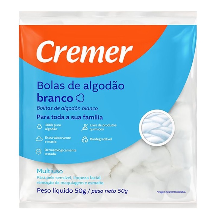Produto ALGODÃO CREMER BOL 50G