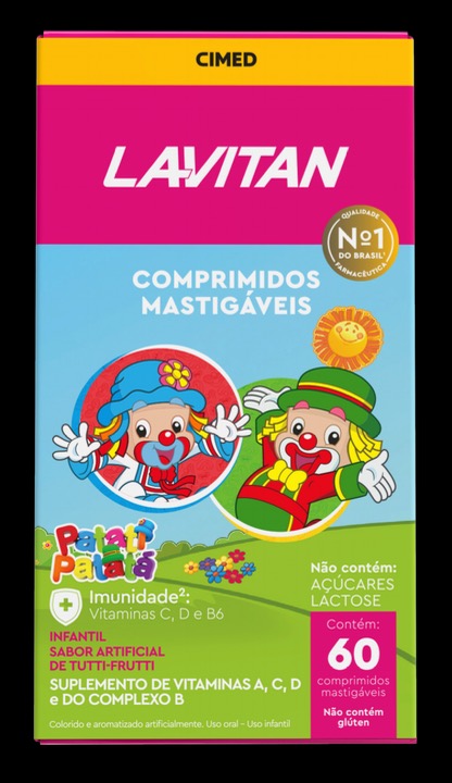 Produto LAVITAN KIDS TUT FRUT 60CP MA