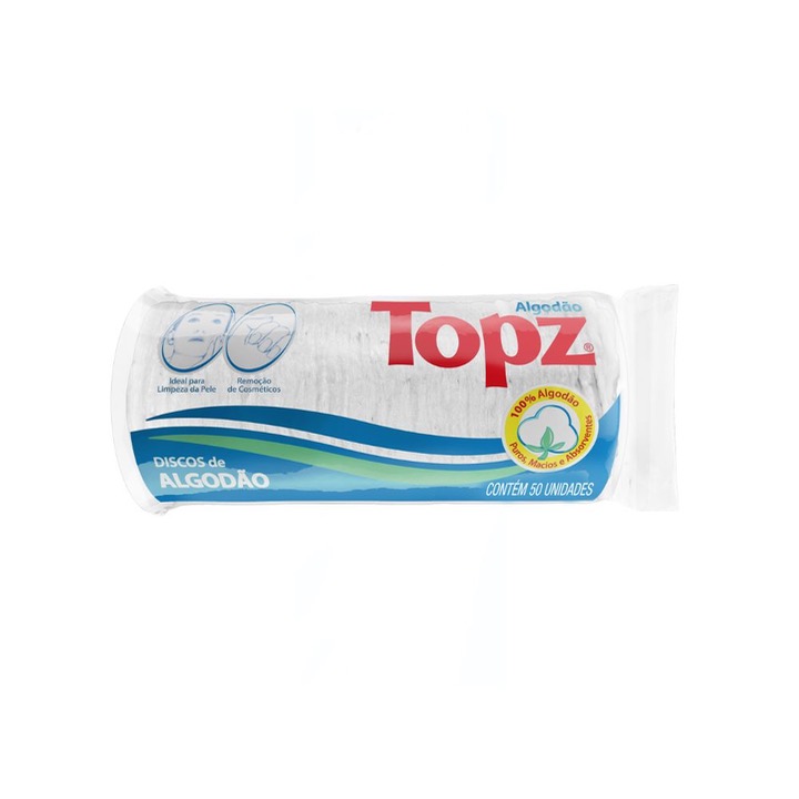 Produto ALGODAO TOPZ DISC 50UN