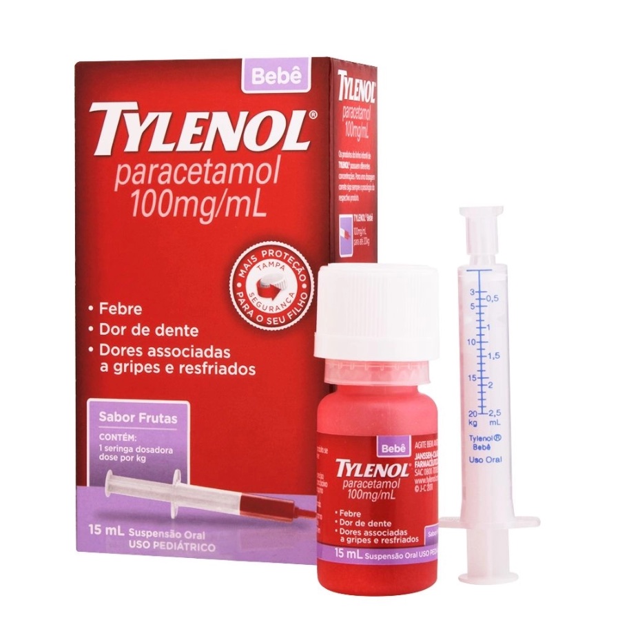 Produto TYLENOL BEBÊ 100MG/ML Liq 15ML
