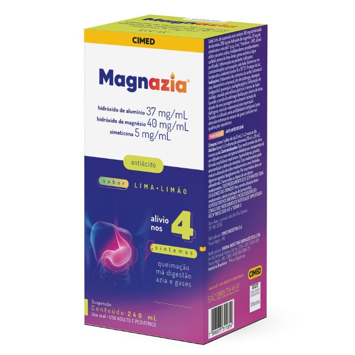 Produto MAGNAZIA LIQ 240ML