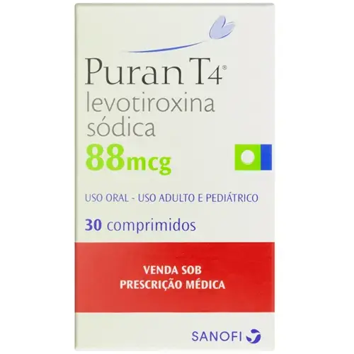 Produto PURAN T4 88MCG 30CP
