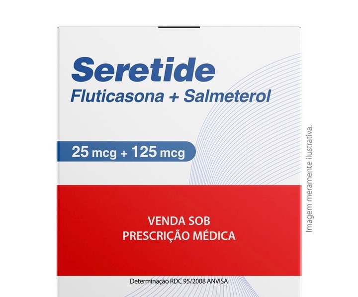 Produto SERETIDE 25+125MCG SPR 120DOS