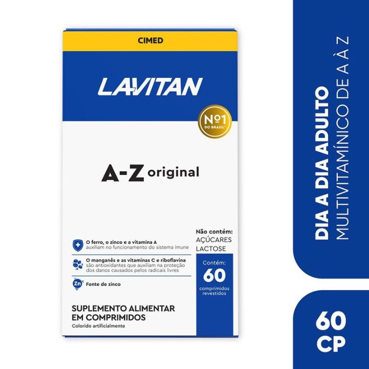 Produto LAVITAN A-Z 60CP REV