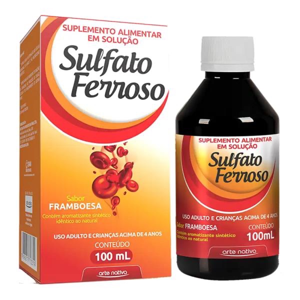 Produto SULFATO FERROSO 125MG/ML 100ML