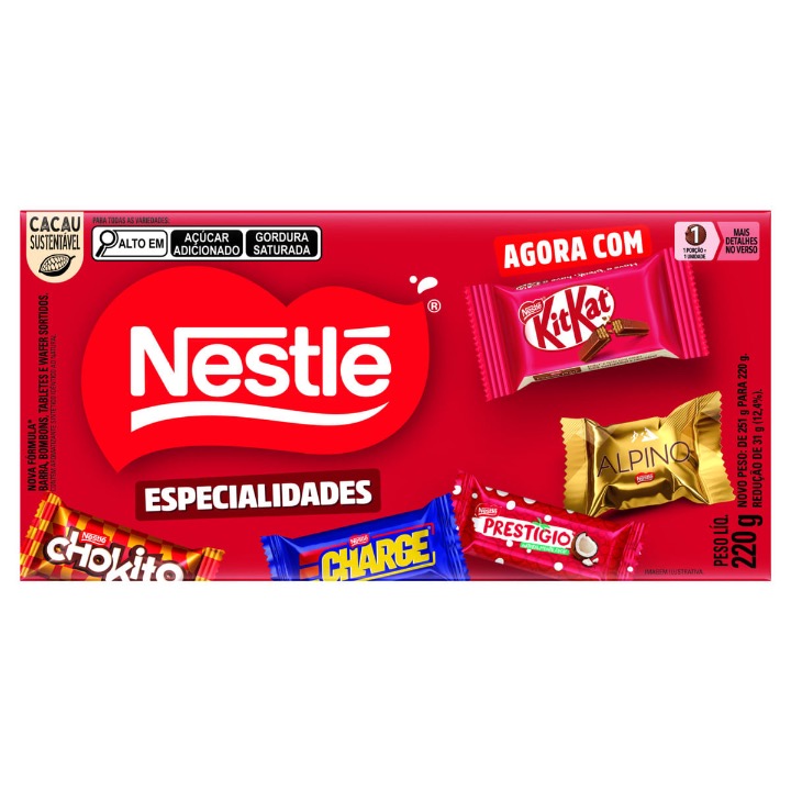 Produto NESTLE BOMBOM ESPEC 220G
