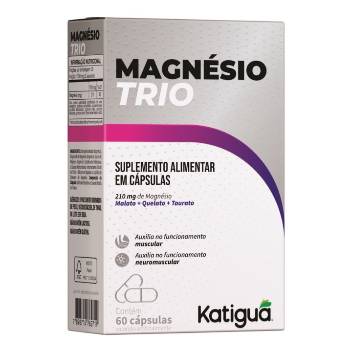 Produto MAGNESIO TRIO 210MG 60CAP