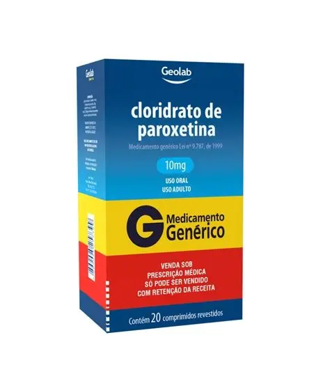 Produto PAROXETINA 10MG 20CP REV